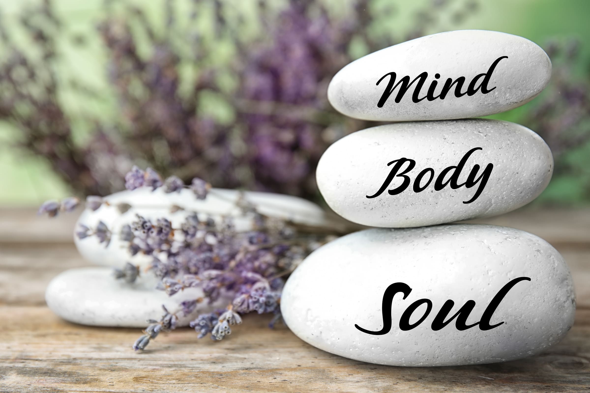 Relaxing Mind Body Soul Stones